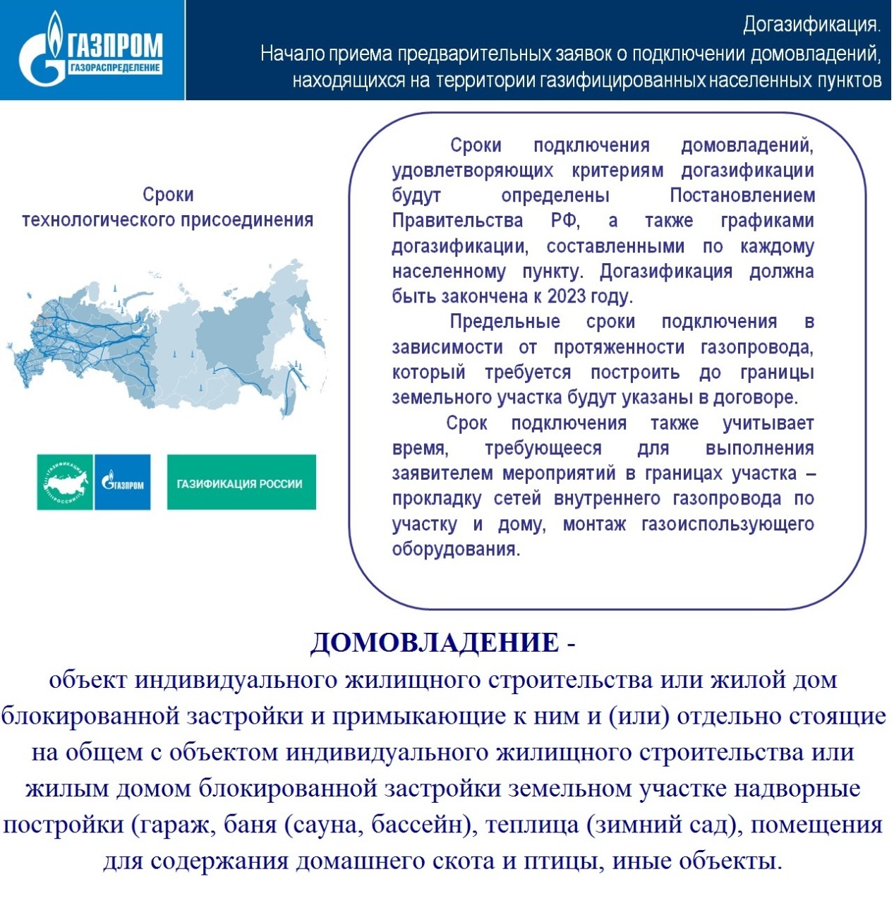 Догазификация | Администрация Некрасовского сельского поселения